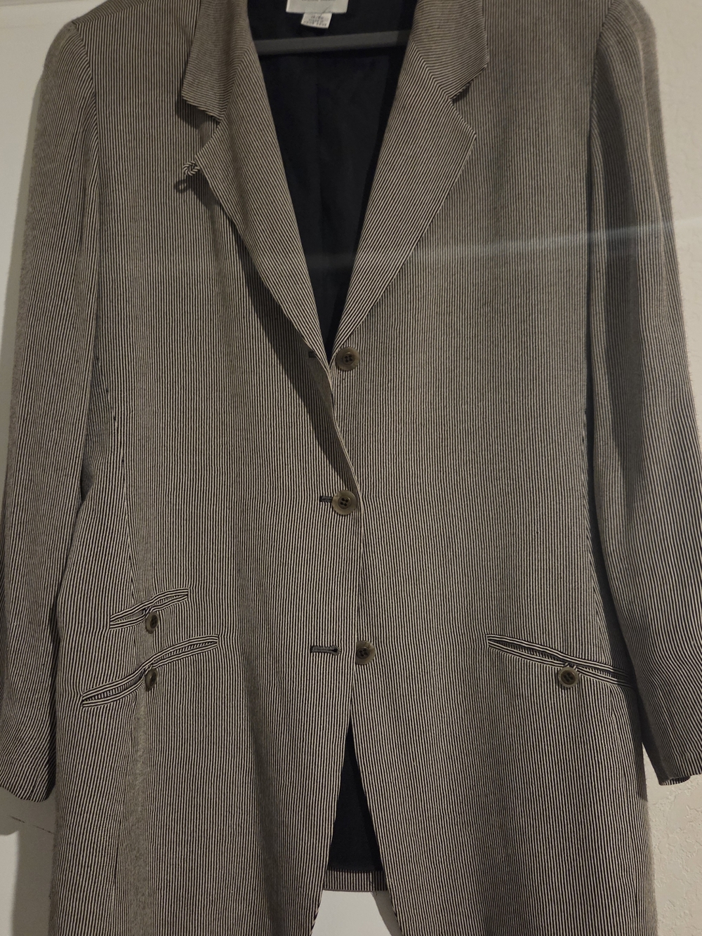 Emanuel Ungaro Pinstripe Blazer